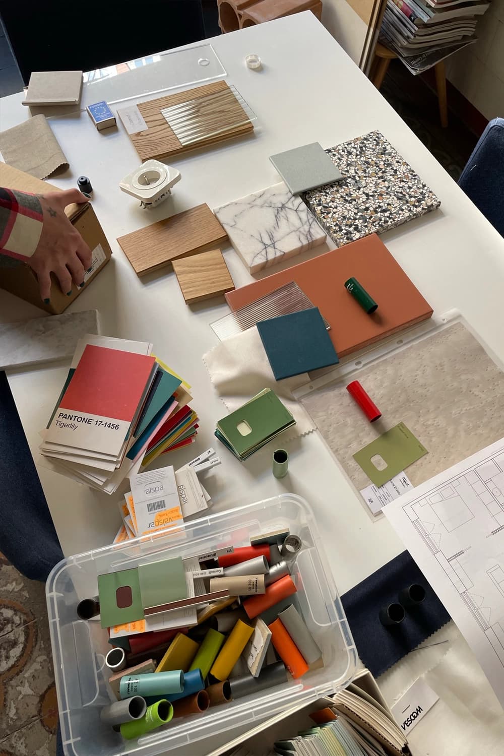 Material moodboard